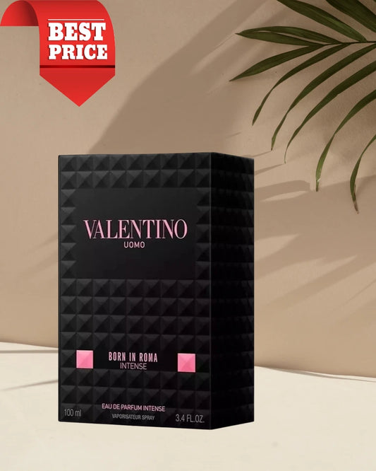 Valentino Uomo Born in Roma Intense Eau de Parfum Spray for Men 3.4 oz / 100 ml – New & Sealed