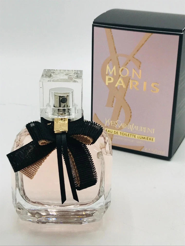 Yves Saint Laurent Mon Paris Lumière Eau de Toilette Spray for Women 1.6 oz / 50 ml – Fresh Floral Fragrance