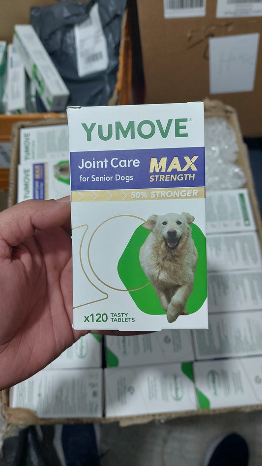 YuMOVE Senior MAX Strength Joint Supplement for Dogs – 120 Tasty Bites for Mobility & Joint Support