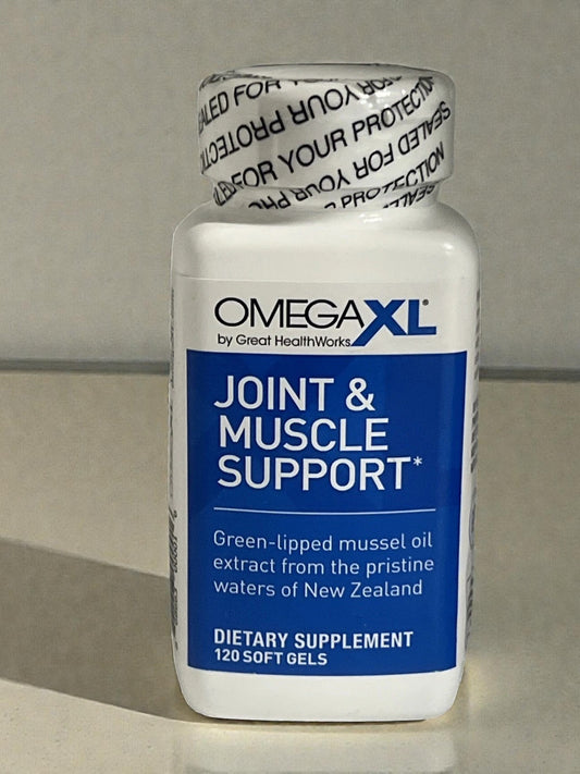 OmegaXL Joint Support Supplement 120 Count – Natural Green Lipped Mussel Oil Softgels for Mobility, Muscle & Joint Comfort Support