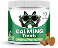 Calming Treats for Dogs – Anxiety, Stress, Barking & Travel Relief – 60 Soft Chews