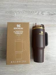 Stanley Chocolate Gold Quencher H2.0 FlowState 40oz Tumbler – Limited Edition Factory Sealed Insulated Travel Cup with Handle & Straw