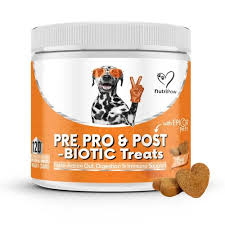 Triple-Biotic Dog Treats – 120 Soft Chews for Digestive Health, Gut Balance & Immune Support