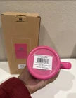 Stanley Quencher H2.0 40 oz Pink/White Tumbler w/ Handle, Straw, Lid