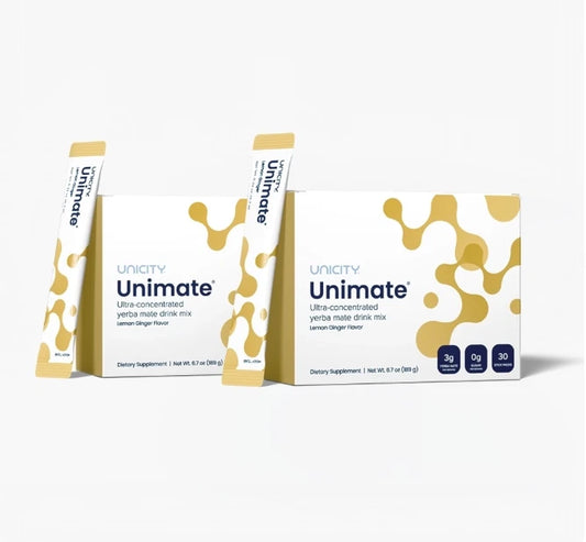 UNICITY Unimate Lemon & Balance Orange Combo | Energy & Metabolism Support | 60 Sachets | Free Shipping