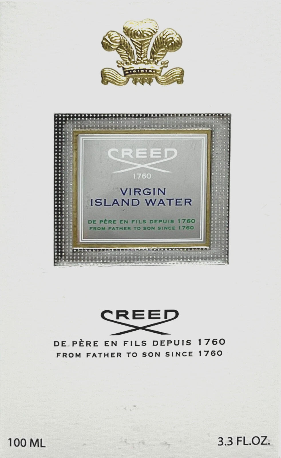 Creed Virgin Island Water Eau de Parfum 100ml / 3.3 oz Unisex Fragrance – Brand New in Box