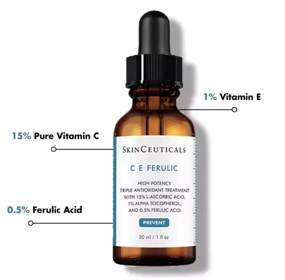 SkinCeuticals C E Ferulic Vitamin C Serum 30ml S1110700 Anti-Aging Antioxidant Face Treatment