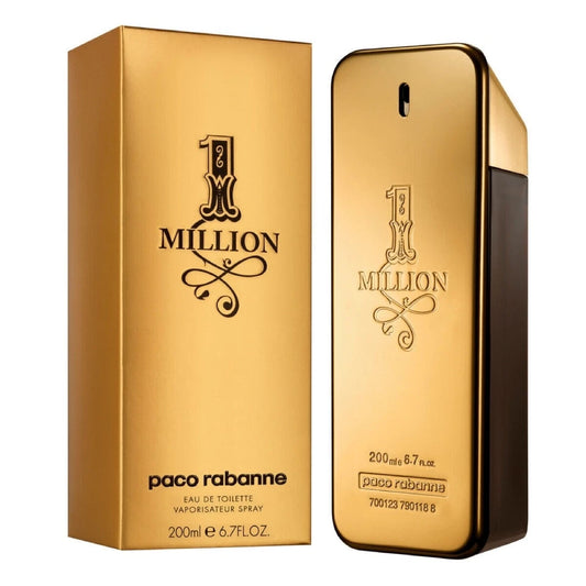 Paco Rabanne 1 Million Eau de Toilette Spray for Men 6.7 oz / 200 ml – Bold & Long-Lasting Fragrance