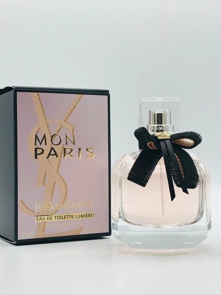 Yves Saint Laurent Mon Paris Lumière Eau de Toilette Spray for Women 1.6 oz / 50 ml – Fresh Floral Fragrance